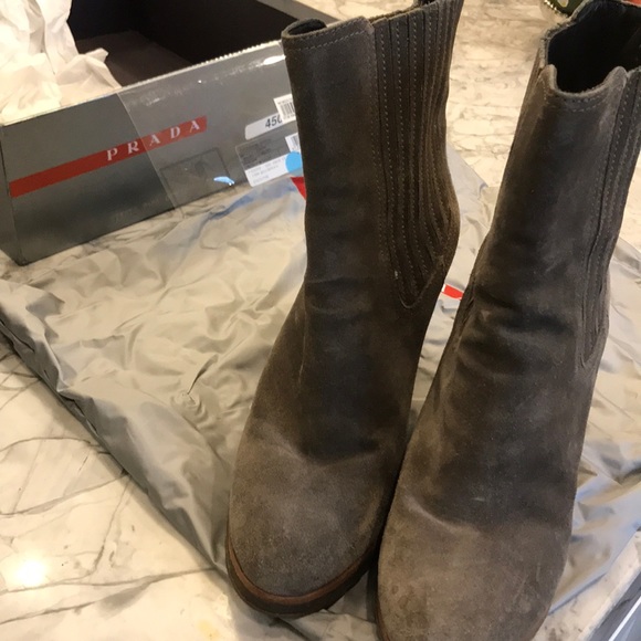 Prada suede boots as shown - Picture 1 of 7
